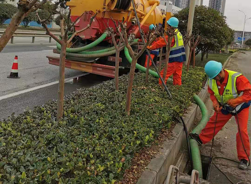 后湖管理区市政管道清淤